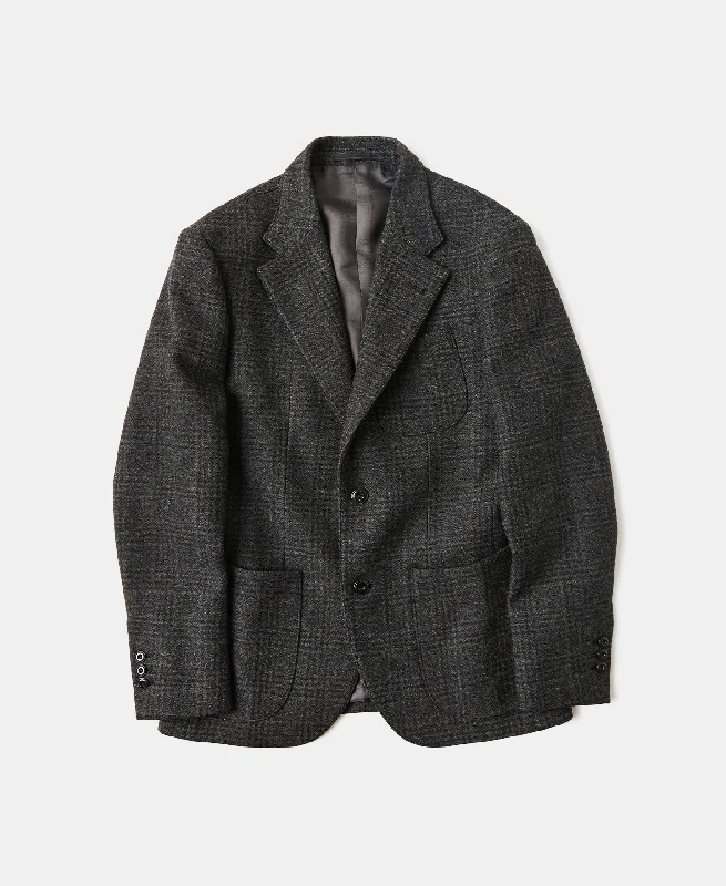 1930s Glen Plaid Tweed Suit Jacket