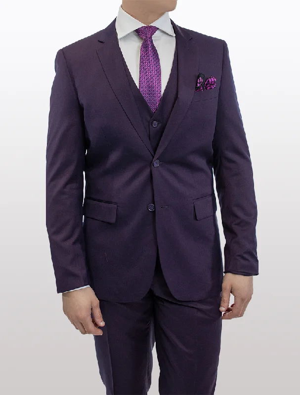 FUBU Purple Vested Suit