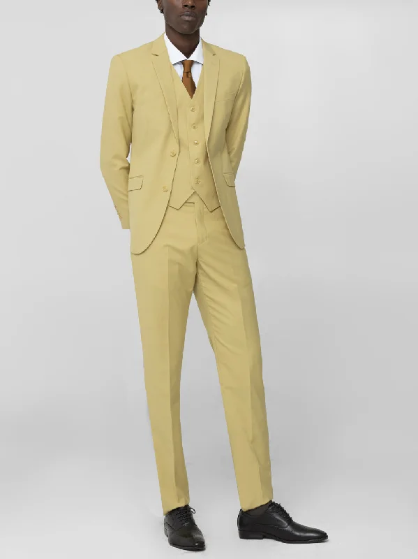 Mustard Three Piece Suit (Clearance)