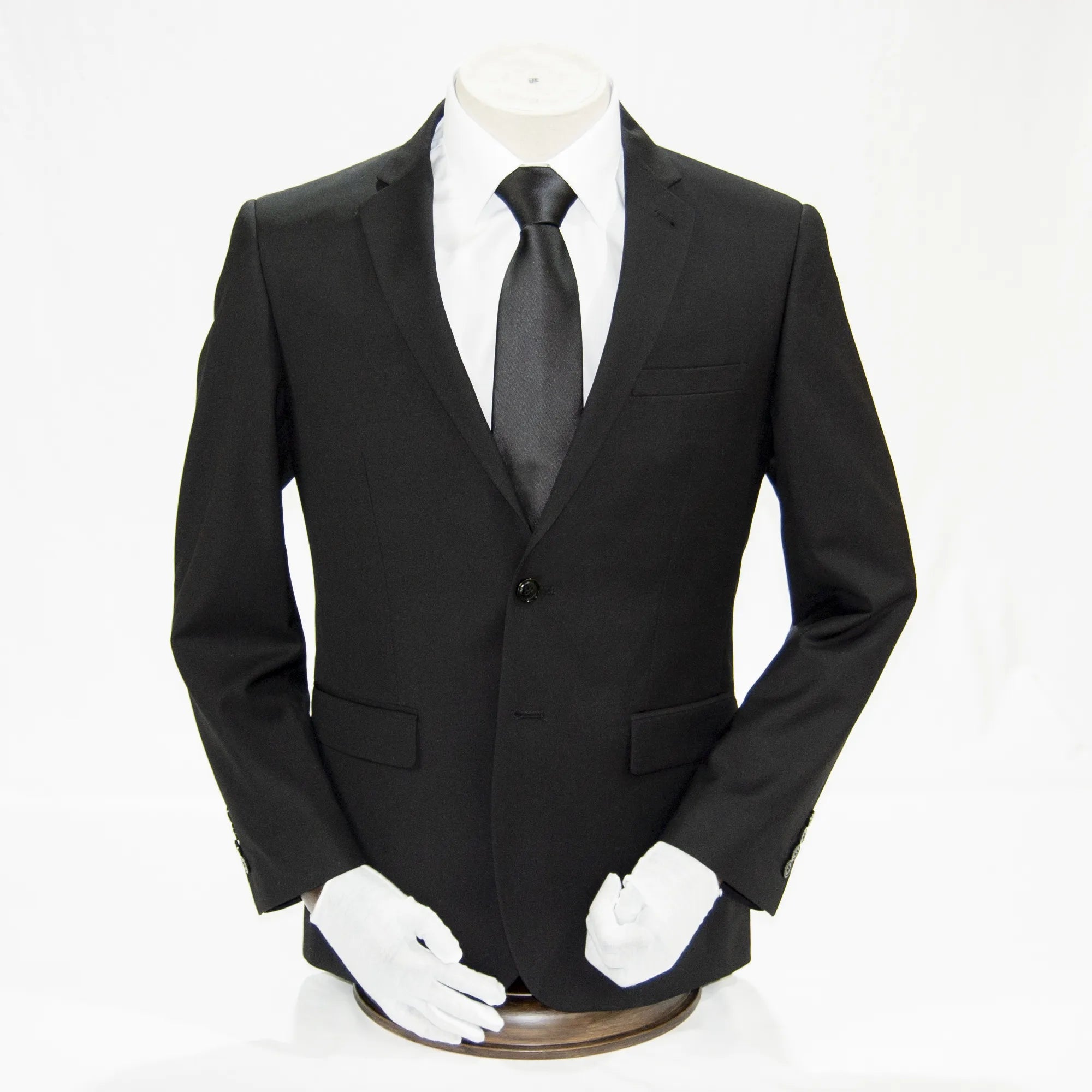 Black Classic 2-Piece Modern-Fit Suit