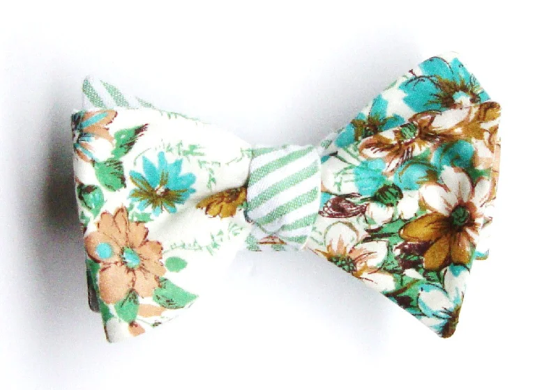 Vintage Garden Reversible Bow Tie