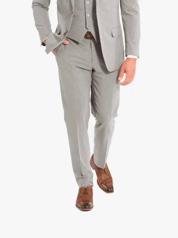 Light Grey Tuxedo Pants