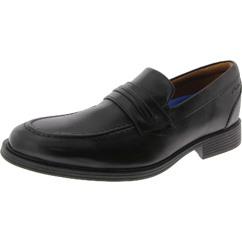 Malwood Low Mens Leather Slip On Loafers