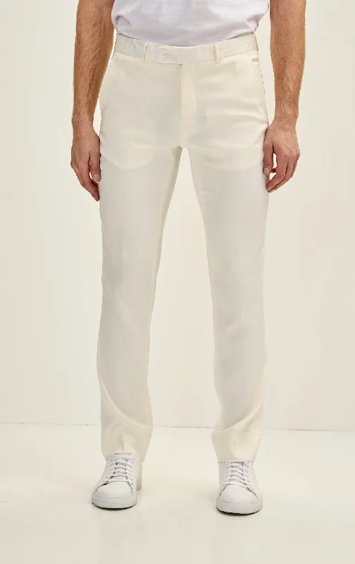 Classic Tuxedo Pants - Off White