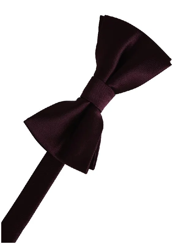 Wine Eternity Bow Tie