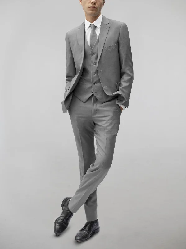 Medium Grey Three Piece Suit