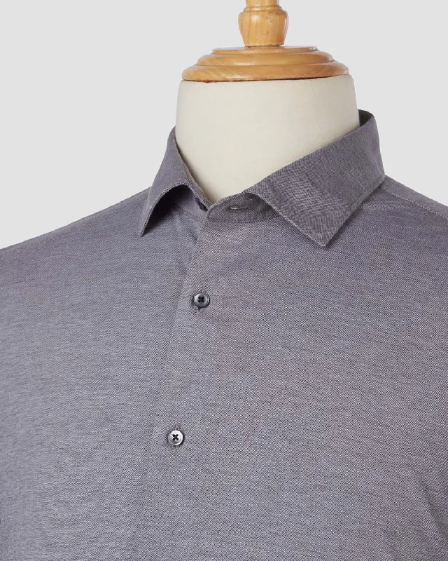 Thomas Mason Grey Moonstone Knit Shirt