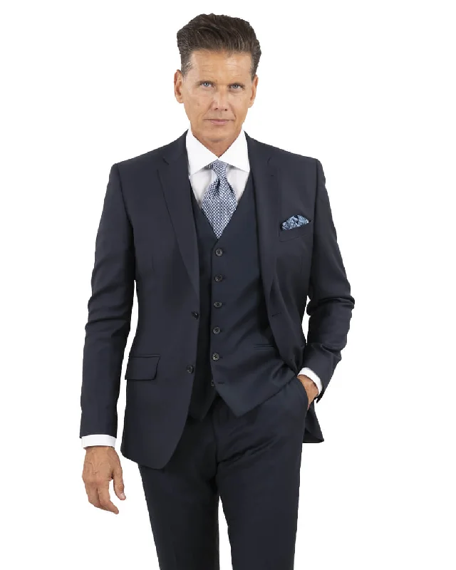 Lanificio F.lli Cerruti Navy Suit Jacket