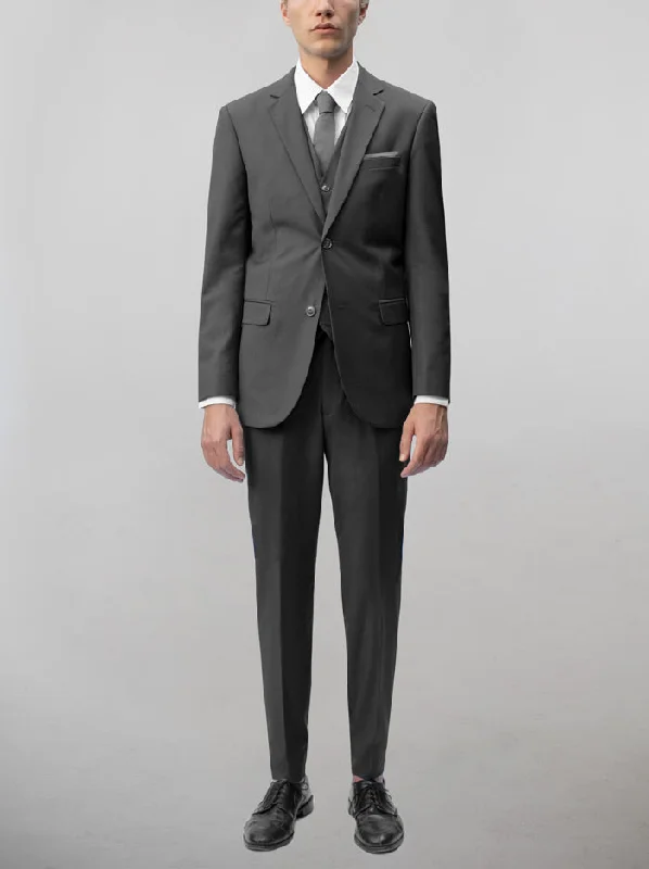 Dark Grey Three Piece Suit