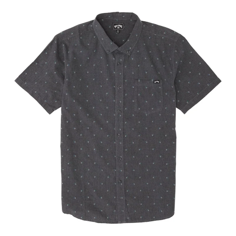 Billabong All Day Jacquard Men's S/S Woven Shirt - Black