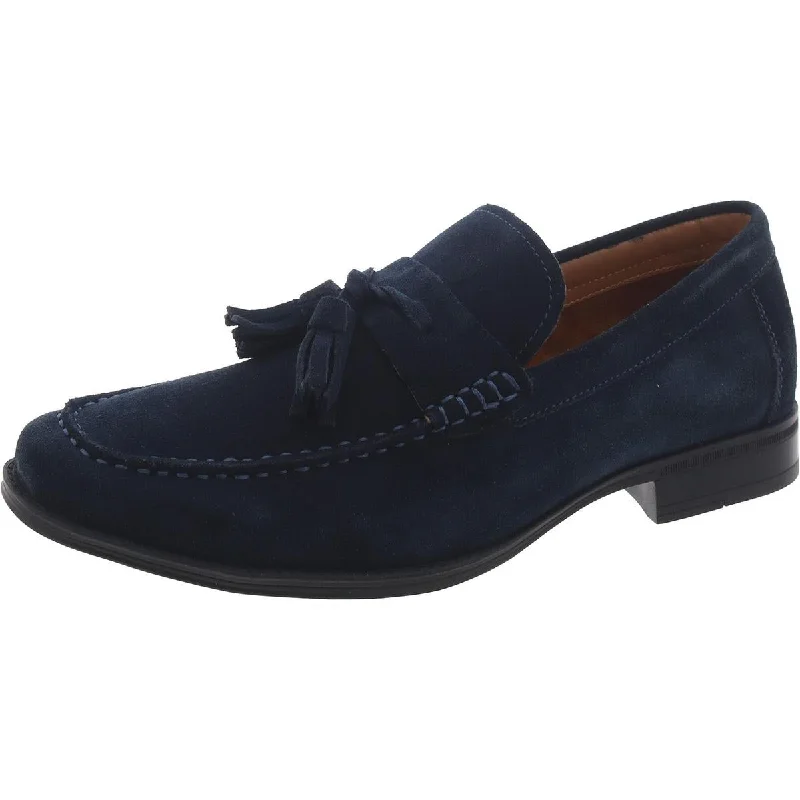 Mens Suede Tassel Loafers