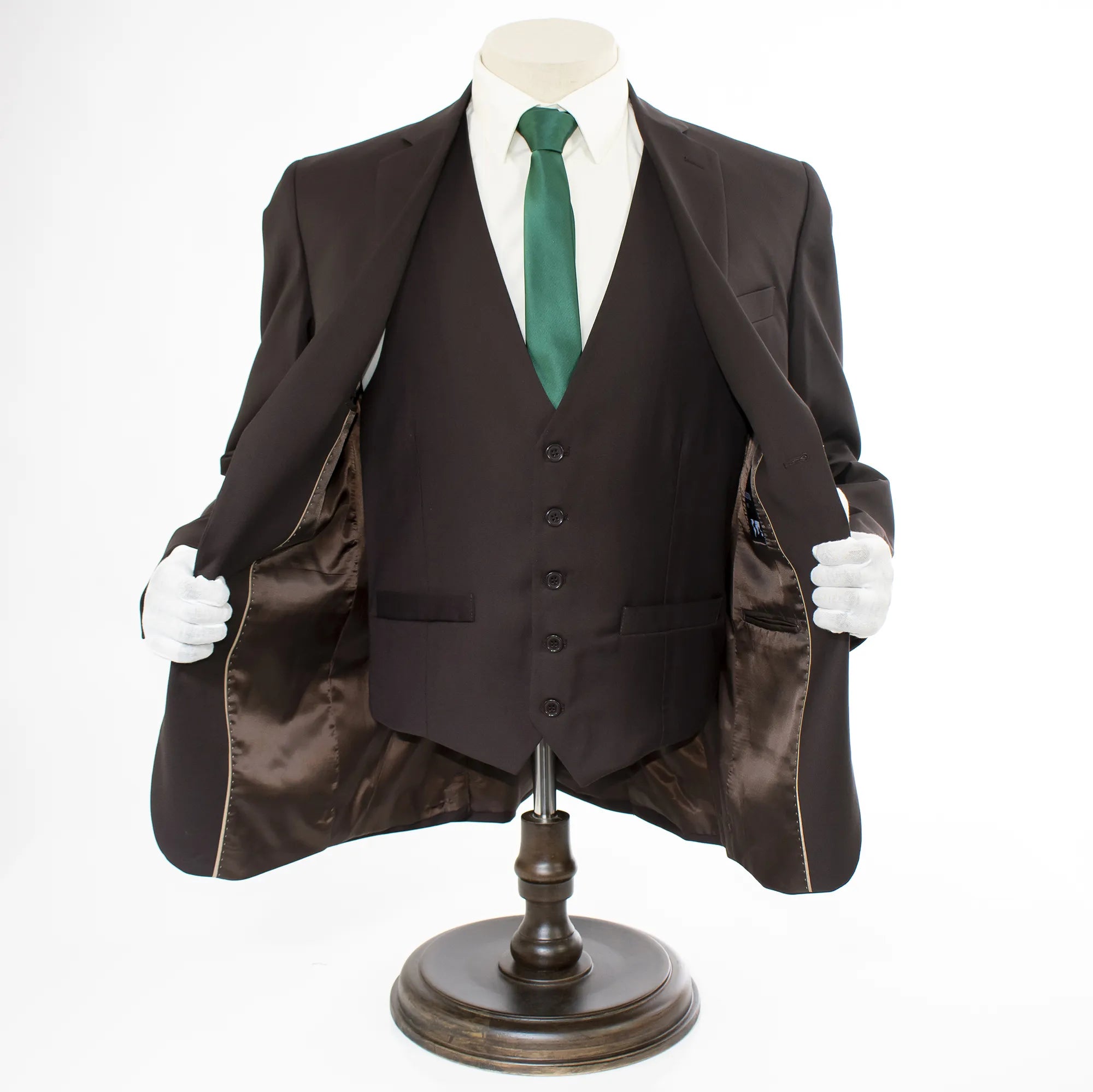 Byron | Dark Brown 3-Piece Tailored-Fit Suit