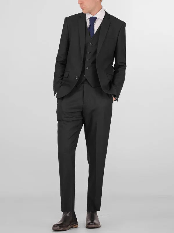 Black Three Piece Suit