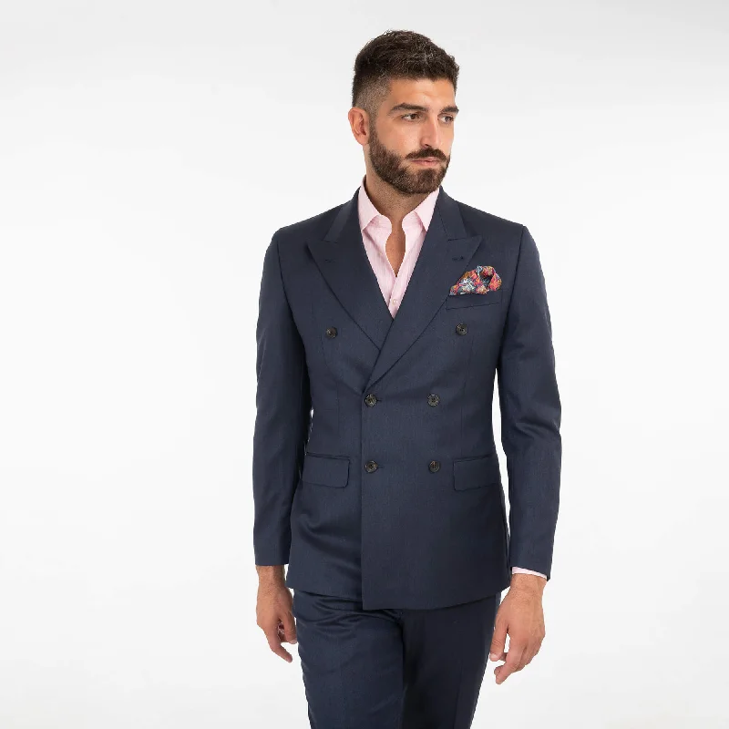 Blue Twill Suit