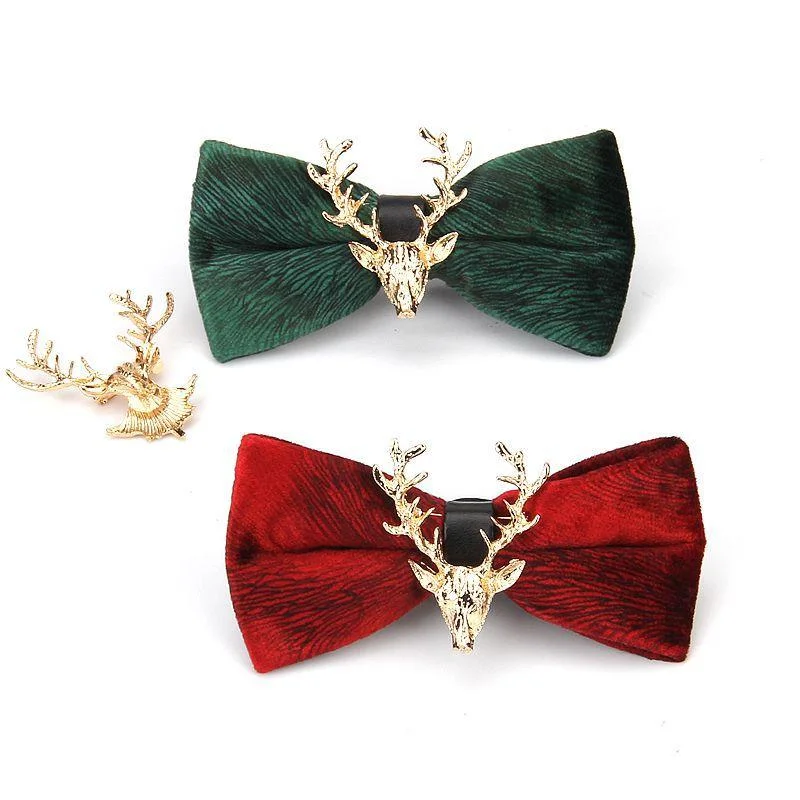 Men Novelty Bowtie Party Bow Ties Adjustable Pre-tied Bowties 3 Color