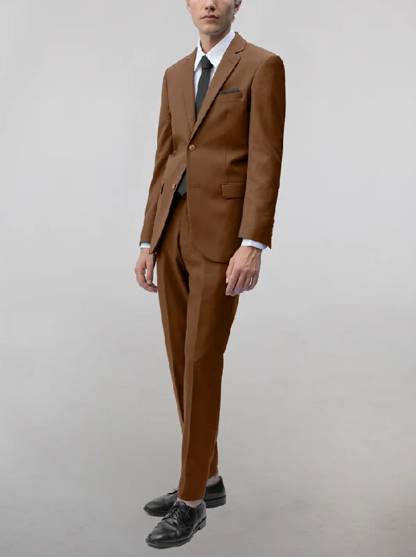 Cocoa Two Button Suit