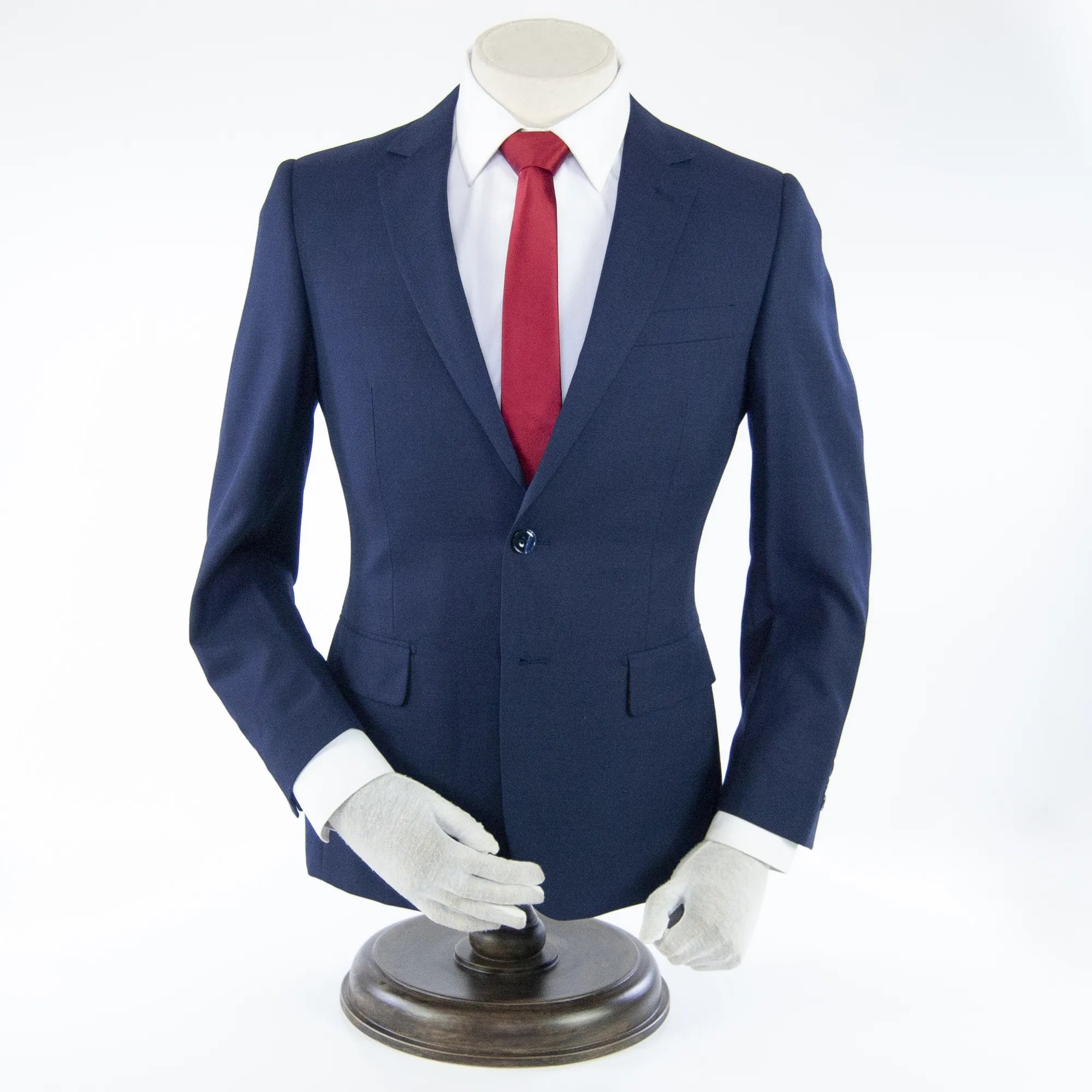 Navy Classic European 2-Piece Slim-Fit Suit