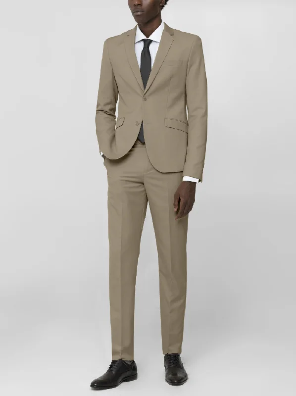 Camel Two Button Suit