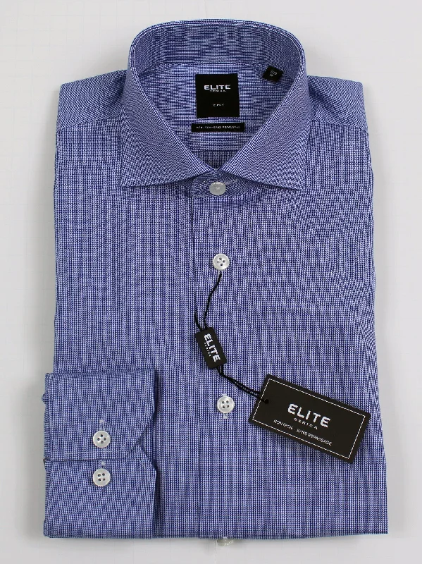 SERICA ELITE SLIM NAVY MICRO GINGHAM