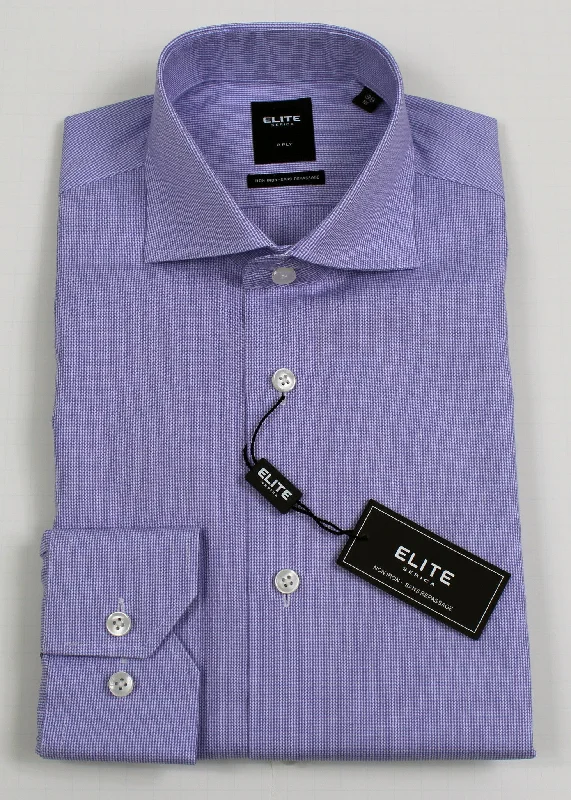 SERICA ELITE SLIM PURPLE MICRO GINGHAM