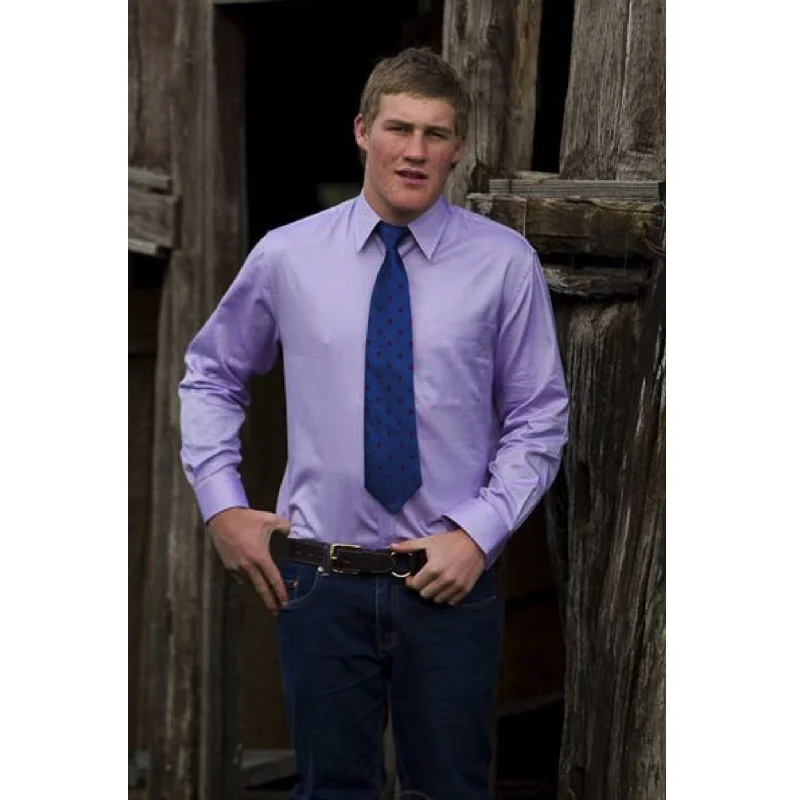 French Oxford Shirt Purple