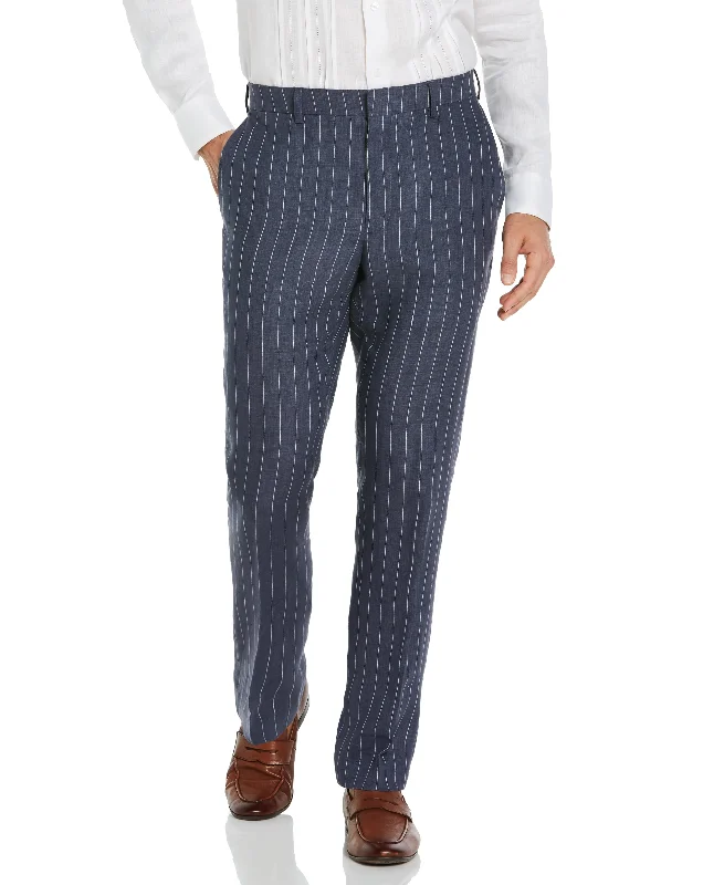 Pinstripe Linen Pant