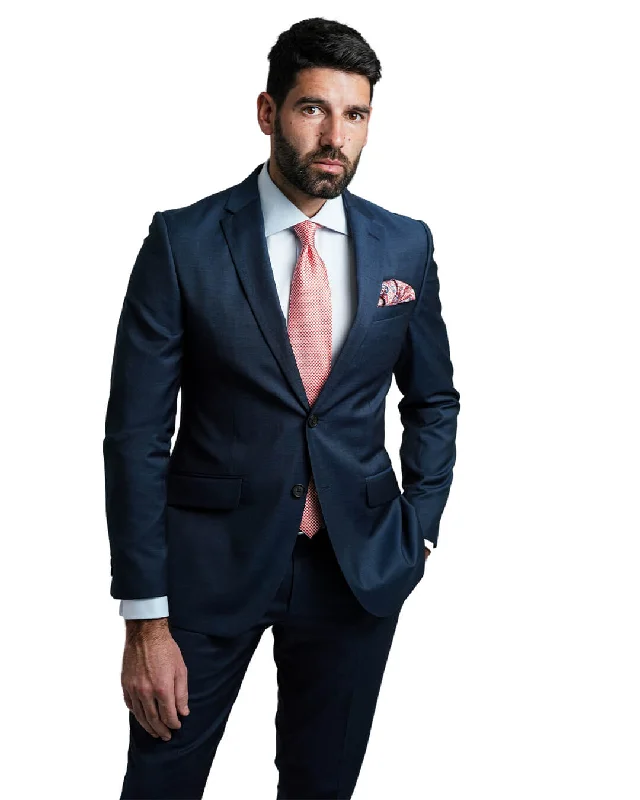 Blue Tonic Twill Suit