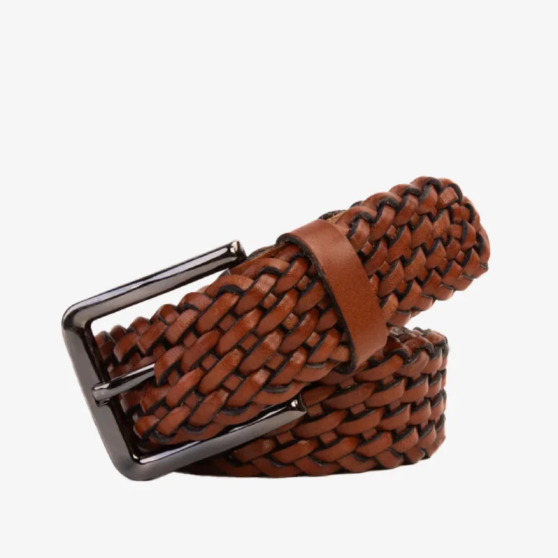 The Mclean Brown Leather Belt