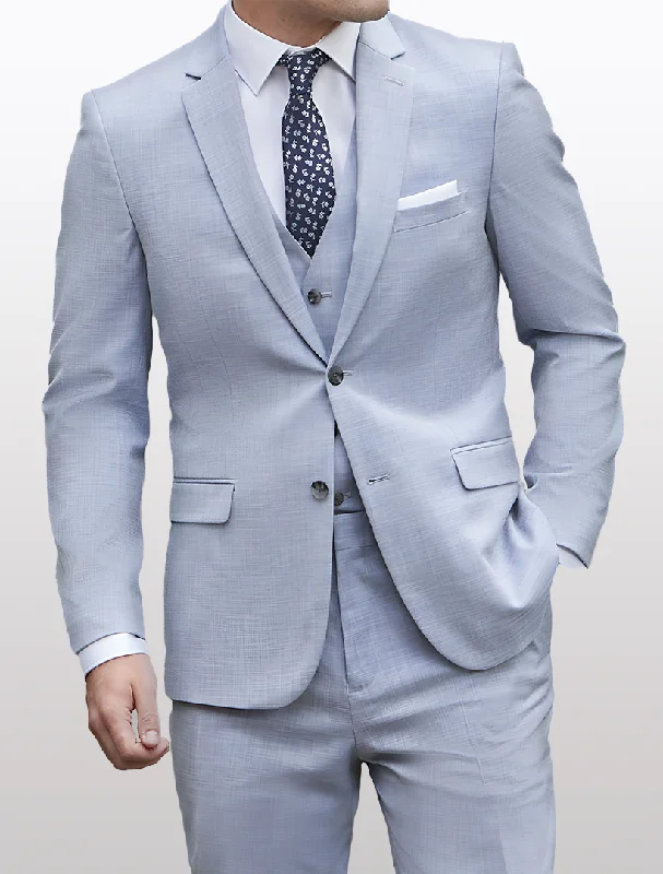 Men's Light Blue Suit Jacket