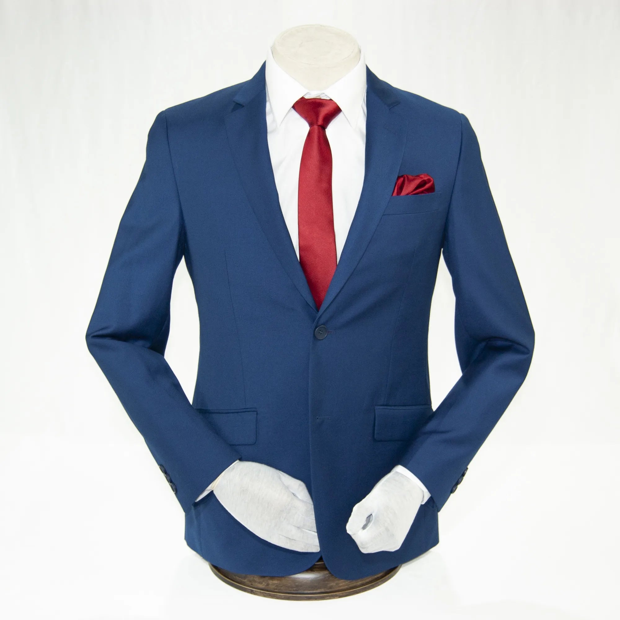 Luciano | French Blue 2-Piece Slim-Fit Suit