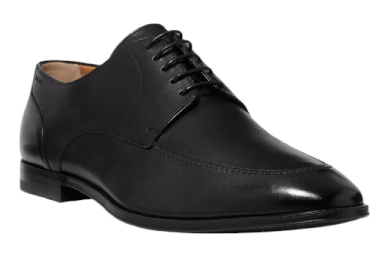 Bally Wedmer 6234185 Men's Black Calf Plain Leather Derby Shoes