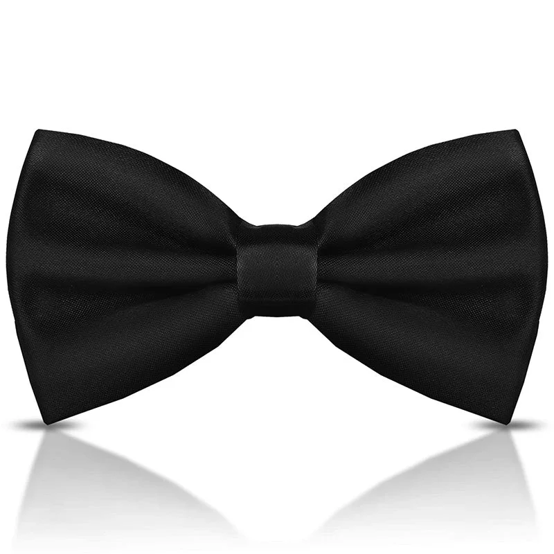 Men's Adjustable Neck Pre-Tied SatinTuxedo Bowtie