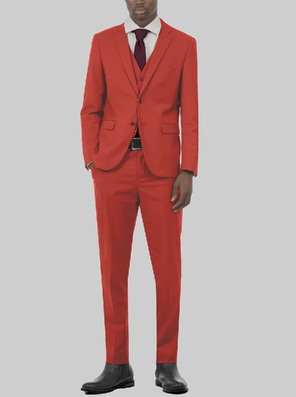 Hot Coral Three Piece Suit (Clearance)