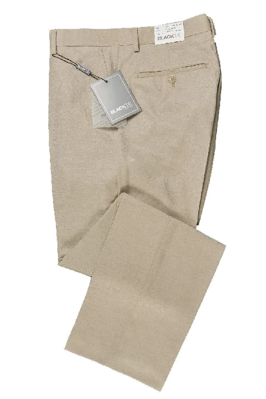 "Bradley" Tan  Luxury Wool Blend Suit Pants