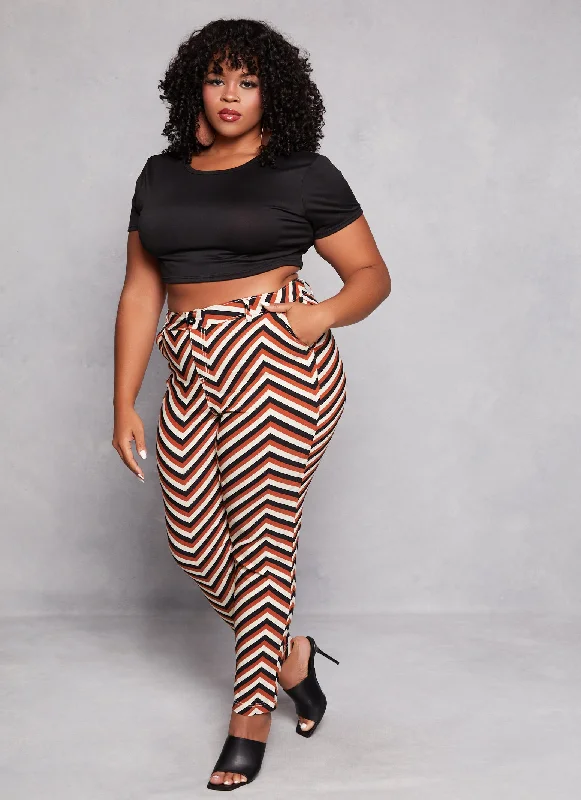 Plus Size Hyperstretch Skinny Leg Dress Pants