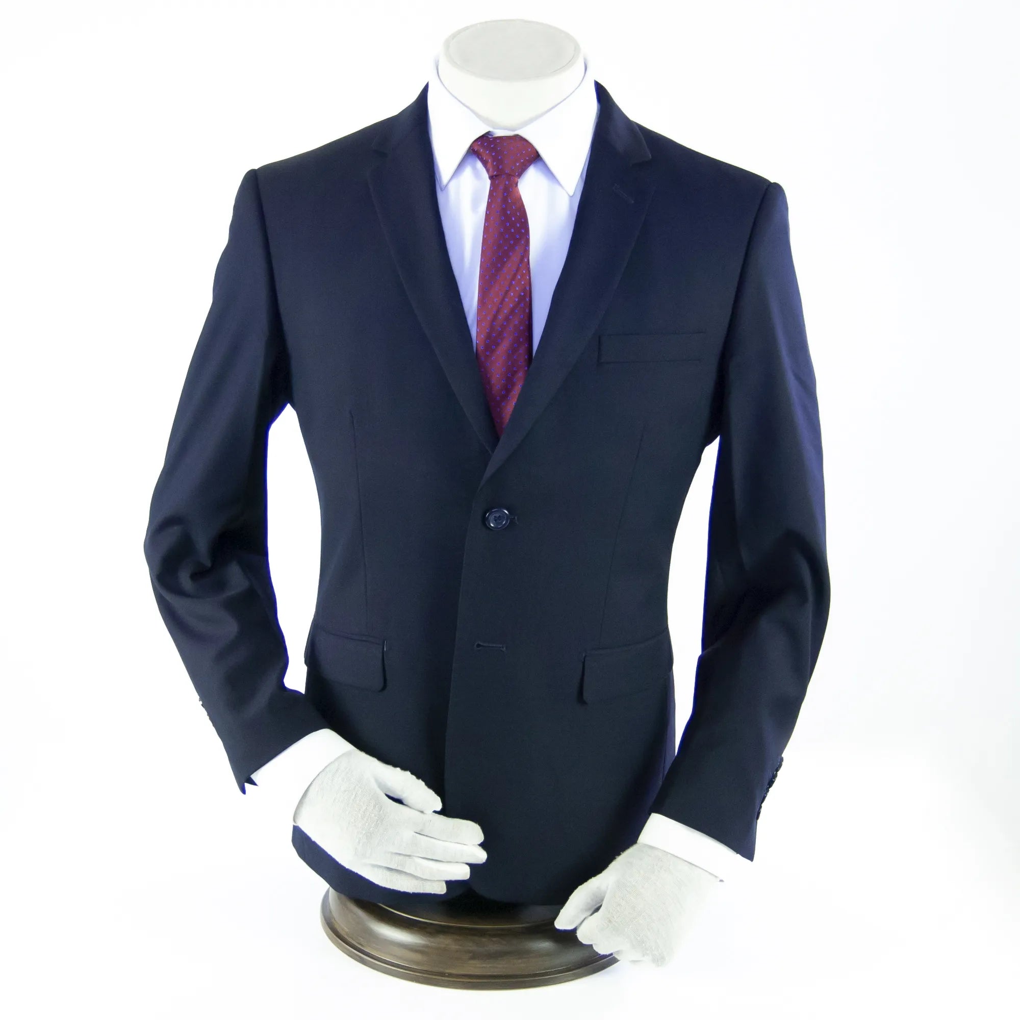 Navy Classic European 2-Piece Ultra Slim-Fit Suit