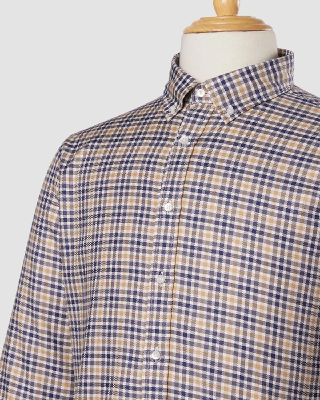 Japanese Foggy Dune Checked Shirt