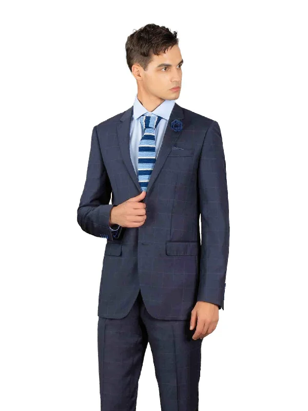 FW7-Navy Abram Suit Jacket