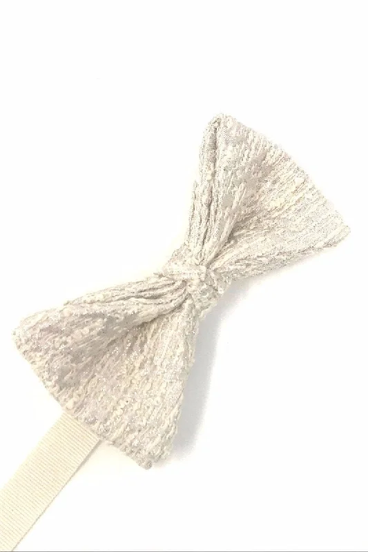 Winter White Laurent Bow Tie