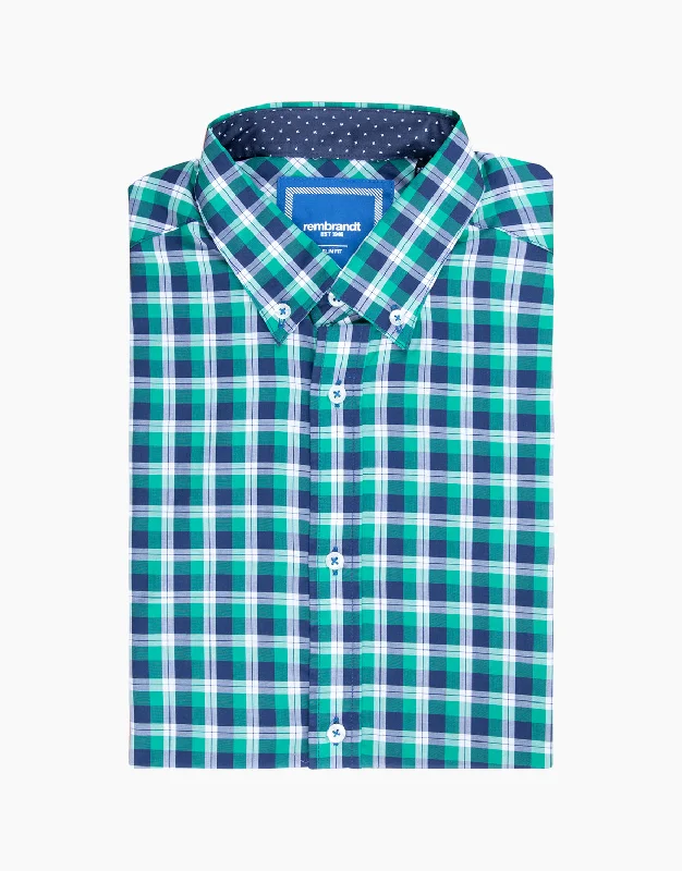 Ohope Green Check Shirt