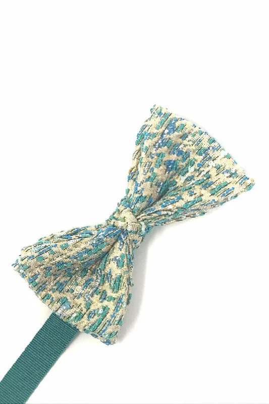 Teal Laurent Bow Tie