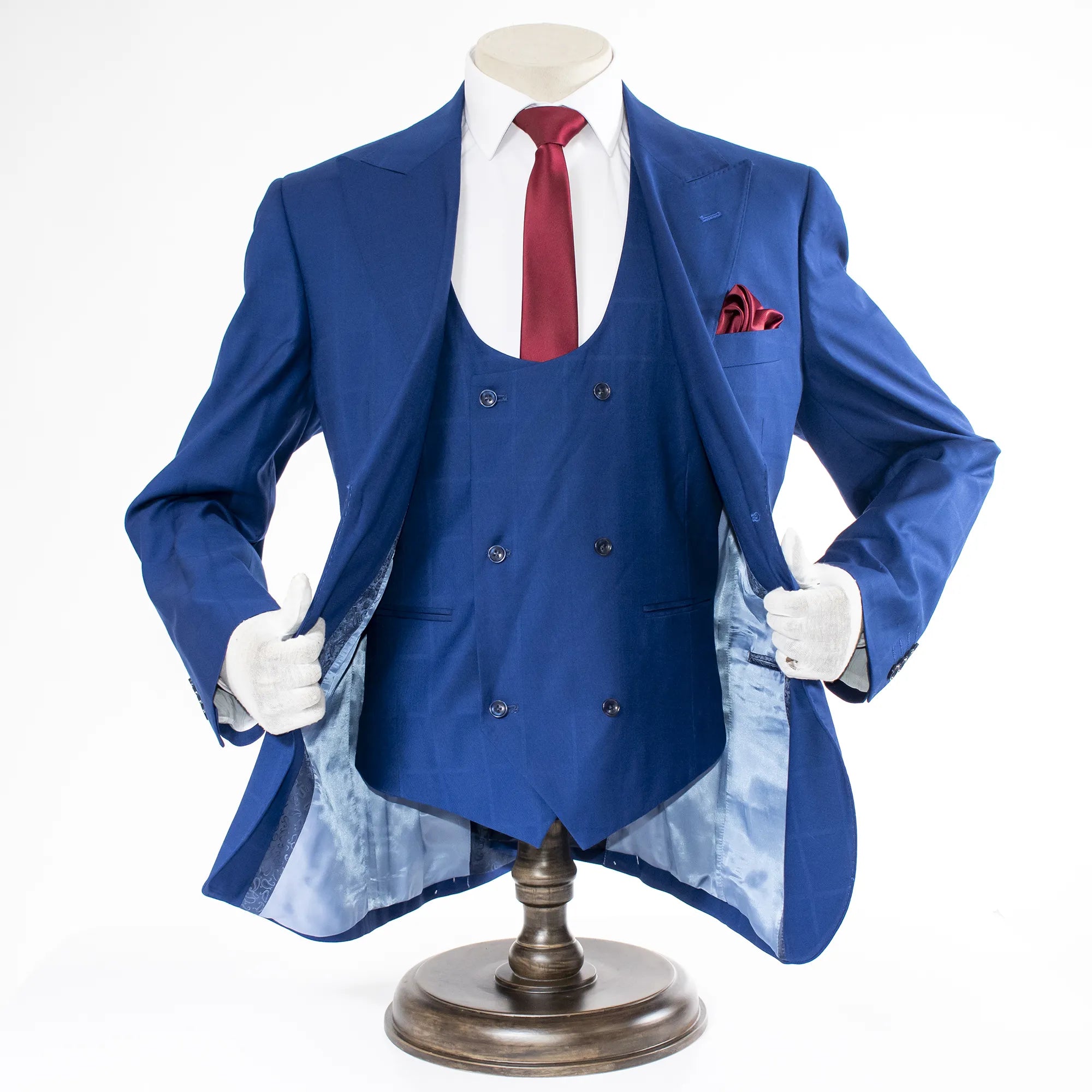 Royal Window Check 3-Piece Regular-Fit Suit