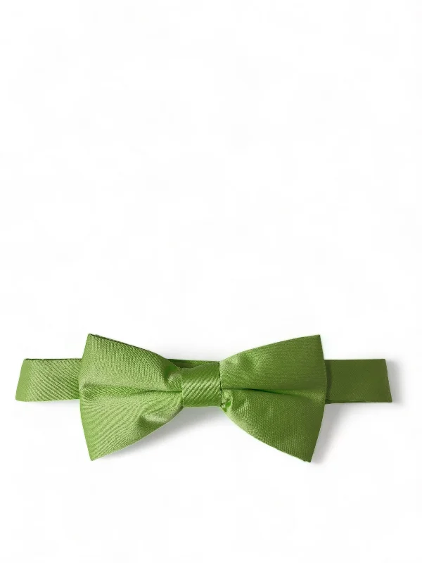 Solid Light Green Pre-Tied Bow Tie