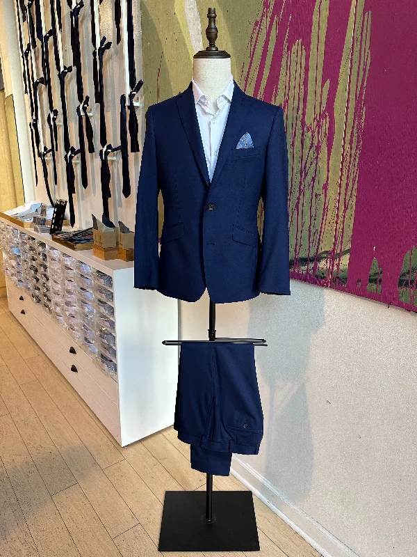 Navy Stretch Premium Suit