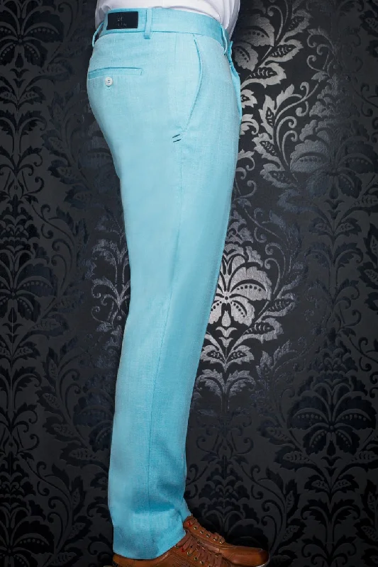 Au Noir Stretch Pant | Wesson Lancaster Turquoise