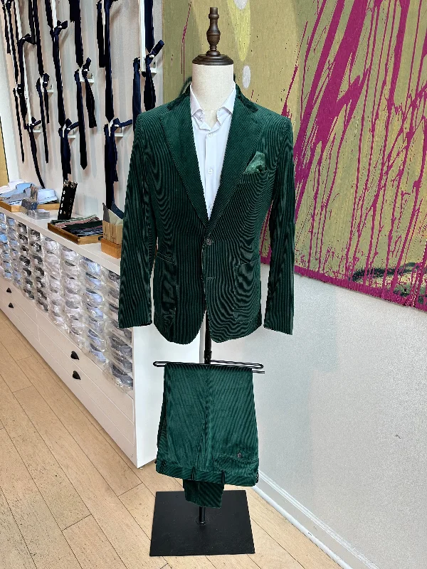 Hunter Green Corduroy Premium Suit