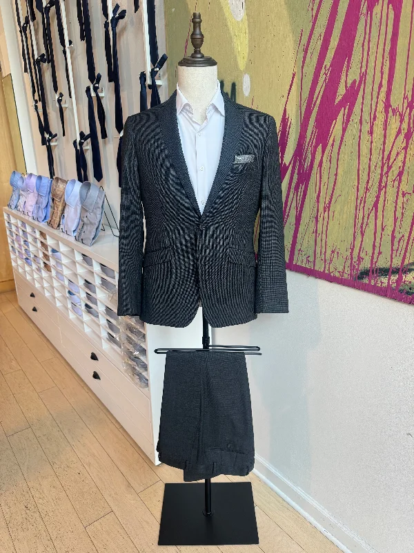 Charcoal Birdseye Suit