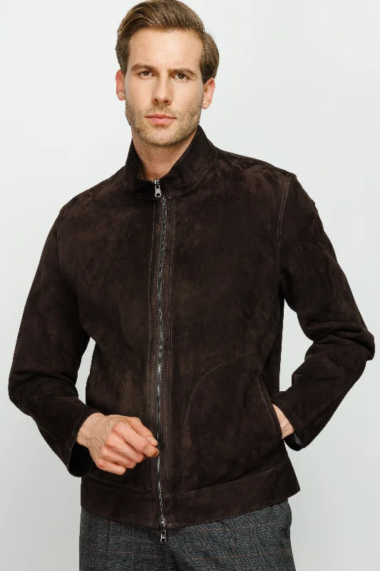 The Alba Black Leather Men Jacket