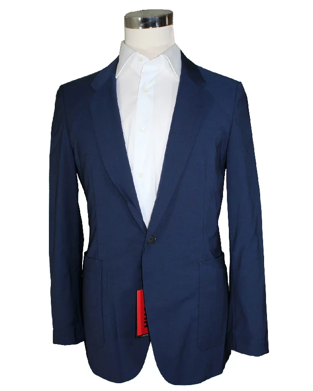 Hugo Boss Sport Coat Dark Blue Unlined Blazer EU 54/ US 44 Slim Fit