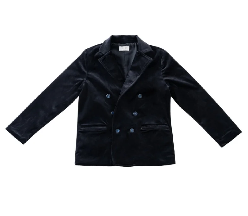 Kipp Black Velvet Blazer